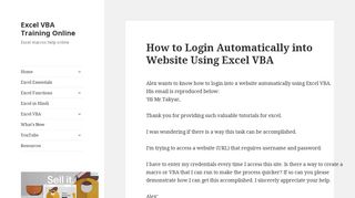 How to Login Automatically into Website Using Excel VBA – Excel ...