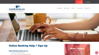 Online Banking Help / Sign Up › Mid American Credit Union