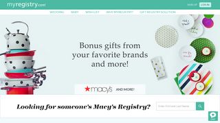 Macy's Wedding Registry | MyRegistry.com