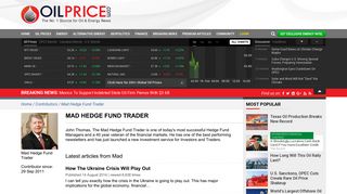 Latest Articles from Mad Hedge Fund Trader | OilPrice.com