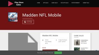 Madden NFL Mobile Android App in the Google Play Store