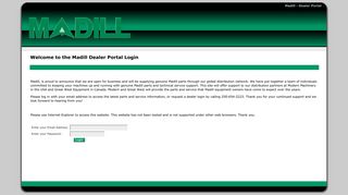 Madill Dealer Portal - Madill Equipment