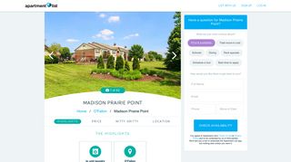 Madison Prairie Point - Apartments for rent
