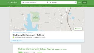 Madisonville Community College Reviews - Niche