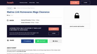 Madras Link Homewares Mega Clearance — hussh