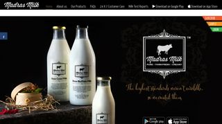 MADRAS MILK: buy organic milk online chennai