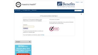 UT Flex powered by Maestro Health > SecureLogon > UserID