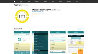 Maestro Health mSAVE Mobile on the App Store - iTunes - Apple