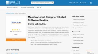 Maestro Label Designer® by Online Labels, Inc. Label Software Review