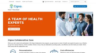 Find a Doctor | Health Care Provider Directory | Cigna Network