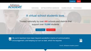 EdOptions Academy | A virtual school students love.