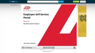 Employee Self-Service Portal - ppt download - SlidePlayer