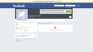 Mag login sa FB! - Local Business | Facebook