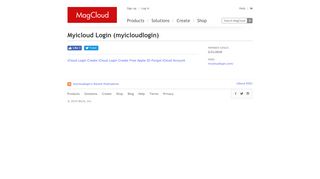 Myicloud Login | MagCloud