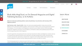 Blurb Adds MagCloud, an On-Demand Magazine and Digital ...