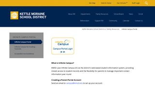 Infinite Campus Portal - Kettle Moraine School District