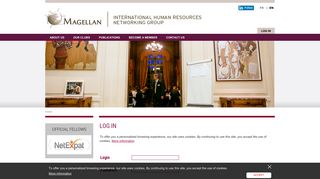 Magellan network: Log in