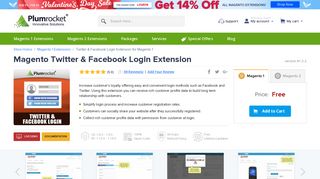 Magento Facebook Login & Magento Twitter Login Extension Free