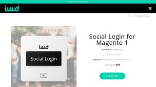 Magento Social Login Extension - IWD Agency