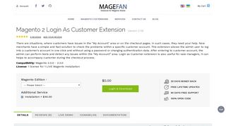 Magento 2 Login As Customer Extension | Magefan