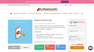 Magento 2 Mobile Login - OTP Login using Mobile Number - Meetanshi