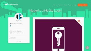Magento 2 Mobile Login | Commerce Hero