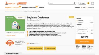 Magento 2 Login as Customer Extension — Enter Any Account in a Click