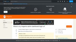 magento2 - What is my magento admin dashboard login url - Magento ...