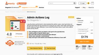 Magento Admin Actions Log - Admin Activity Extension - Amasty