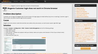 Magento Customer login does not work in Chrome browser | Magentary