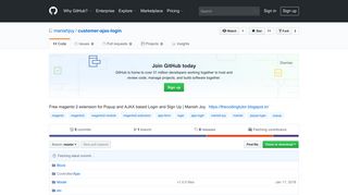 GitHub - manishjoy/customer-ajax-login: Free magento 2 extension for ...