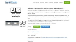 Ajax Popup Login Magento Extension by Digital Pianism | MageCloud ...
