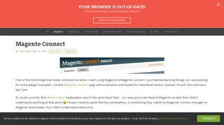 Magento Connect Manager • Installing plugins and themes - Inchoo