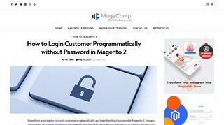 Login Customer Programmatically without Password in Magento 2