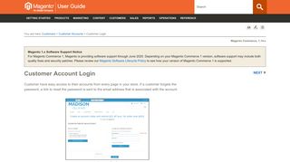 Customer Account Login | Magento Enterprise Edition