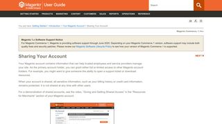Sharing Your Account | Magento Enterprise Edition