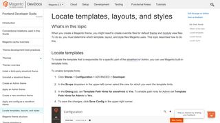 Locate templates, layouts, and styles | Magento 2 Developer ...