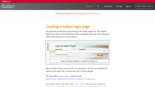 Creating a custom login page - Mastering Magento Theme Design ...