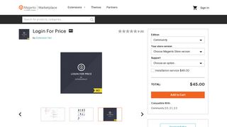 Login For Price - Magento Marketplace