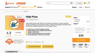 Magento Hide Price Extension - Organize Magento Private Sales