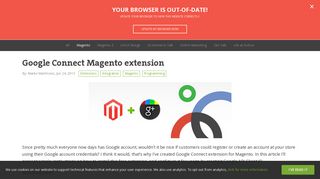 Google Connect Magento extension • Inchoo