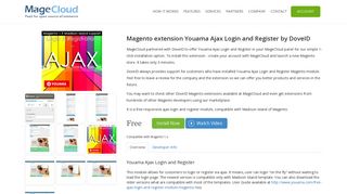 Youama Ajax Login and Register Magento Extension by DoveID ...