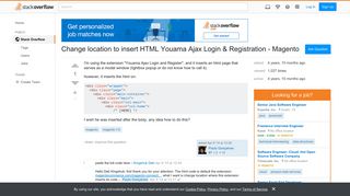 Change location to insert HTML Youama Ajax Login & Registration ...