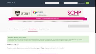 Webcast Portal · Sydney Child Health Program