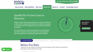 Online Loan Application | Cash Loan | Magical Credit | Canada