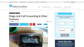 MagicJack Call Forwarding & Other Features - Digital Landing