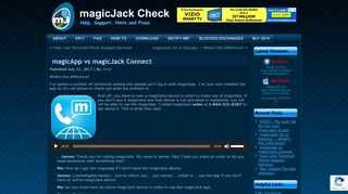 magicApp vs magicJack Connect | magicJack Check