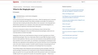 What is the Magicpin app? - Quora