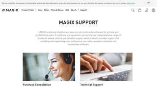Help and Support Area - MAGIX