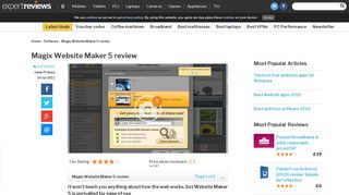 Magix Website Maker 5 review | Expert Reviews